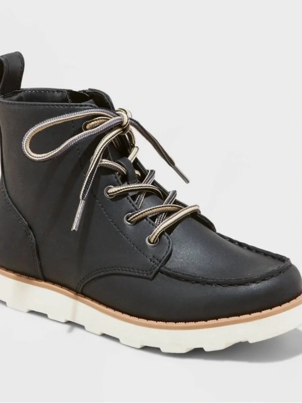 Cat & Jack Black Boys Ankle Boots